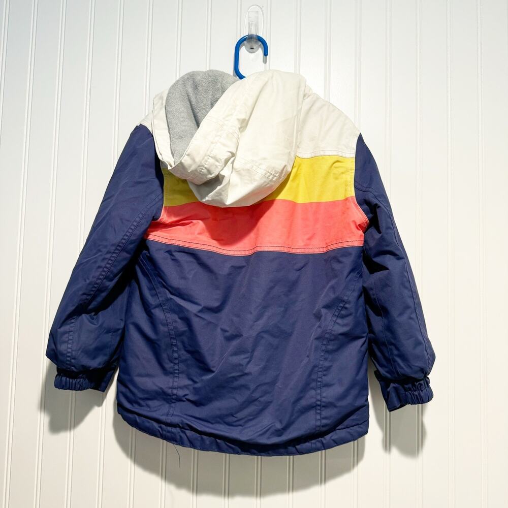 Boden Color Block Insulated Fleece Lined Jacket Kids 6/7 - Picture 9 of 10